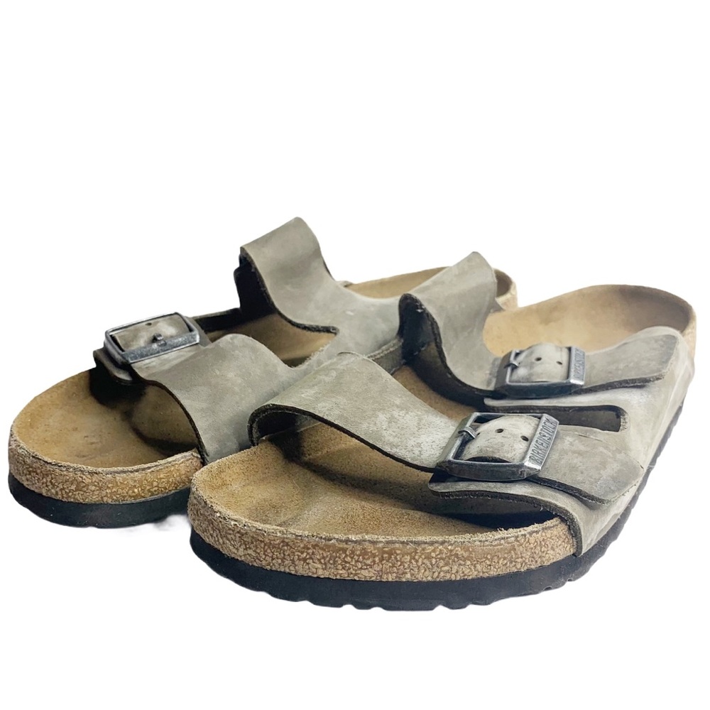 Birkenstock classic leather and cork sandals